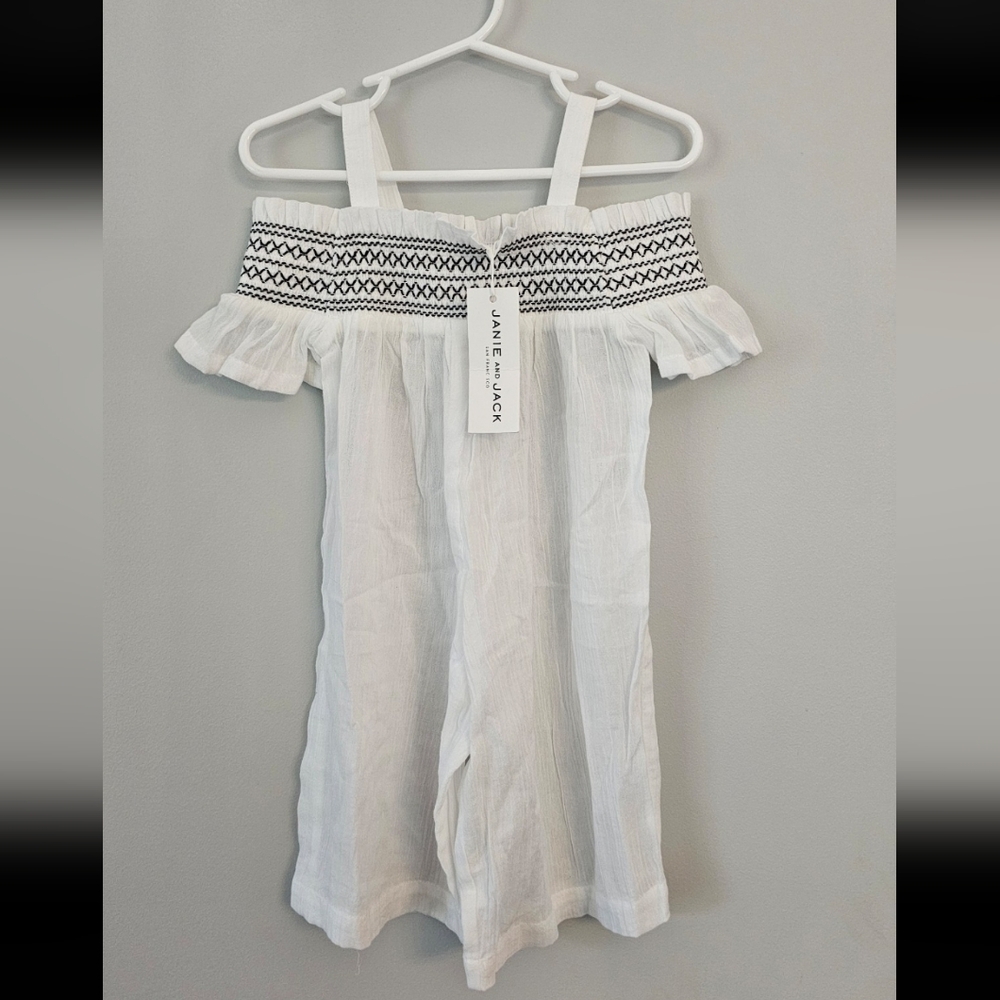 Janie and Jack Extremely Lightweight (Sheer) Romper 6-12 Months